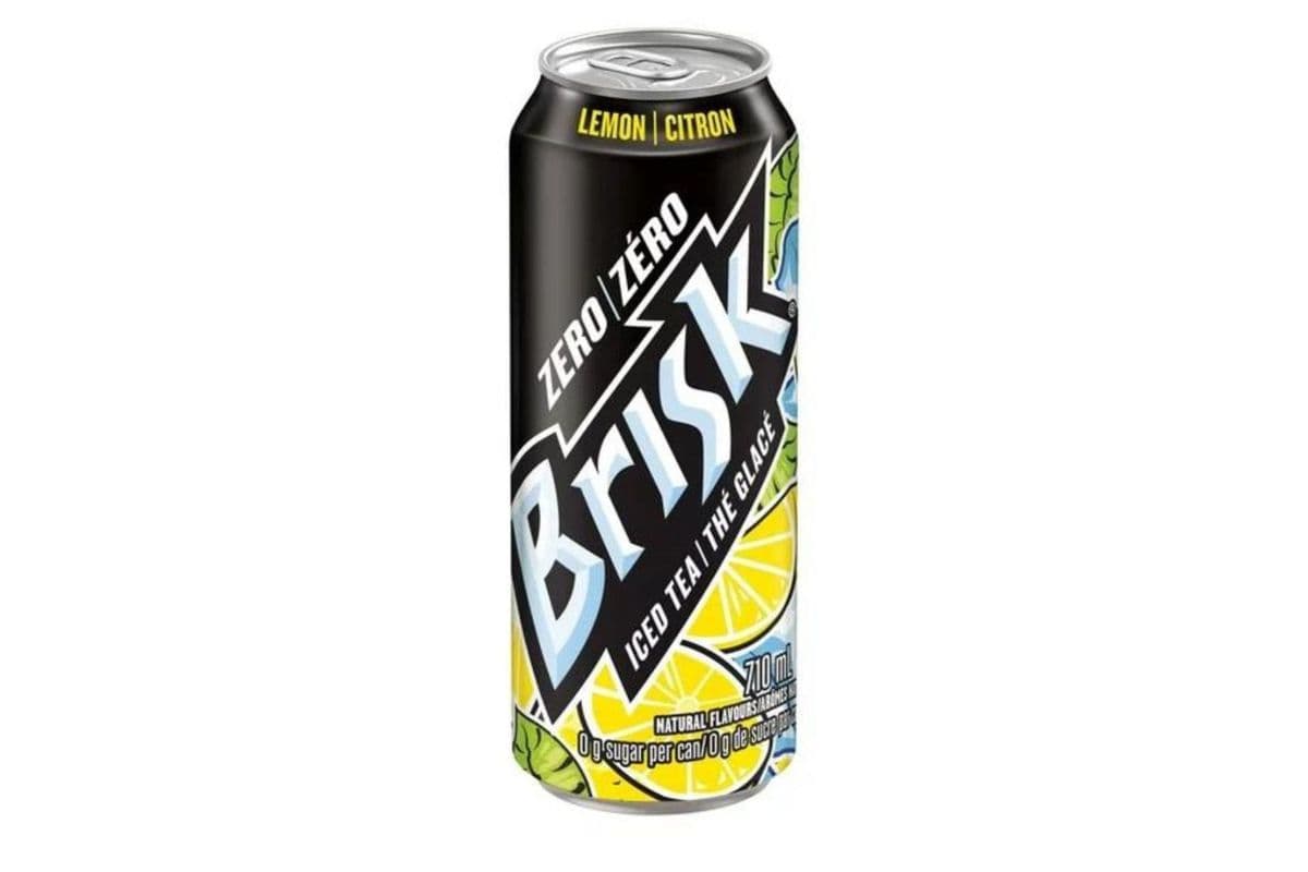 Brisk Lemon Zero Iced Tea (710 mL)