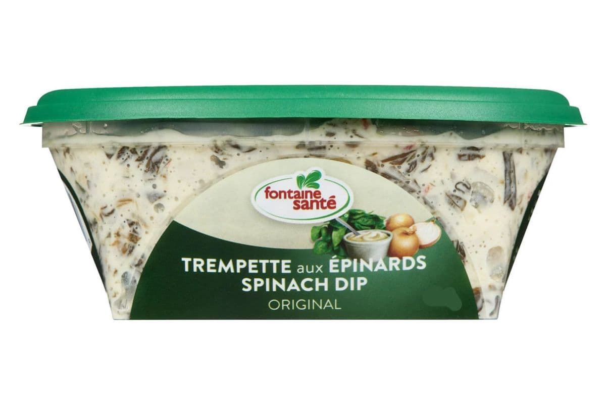Fontaine Santé - Trempette aux Épinards / Spinach Dip (500 g)