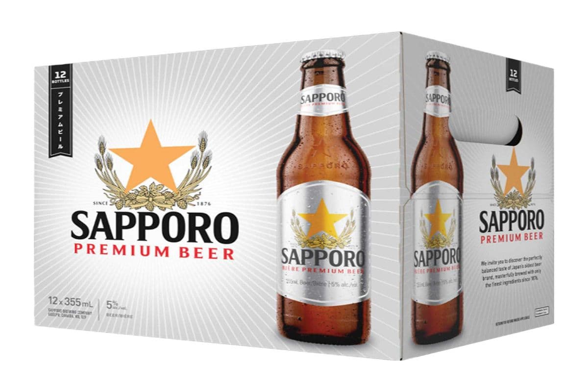 SAPPORO PREMIUM BEER (12X355ML) BOTTLES (1 x 355ML)