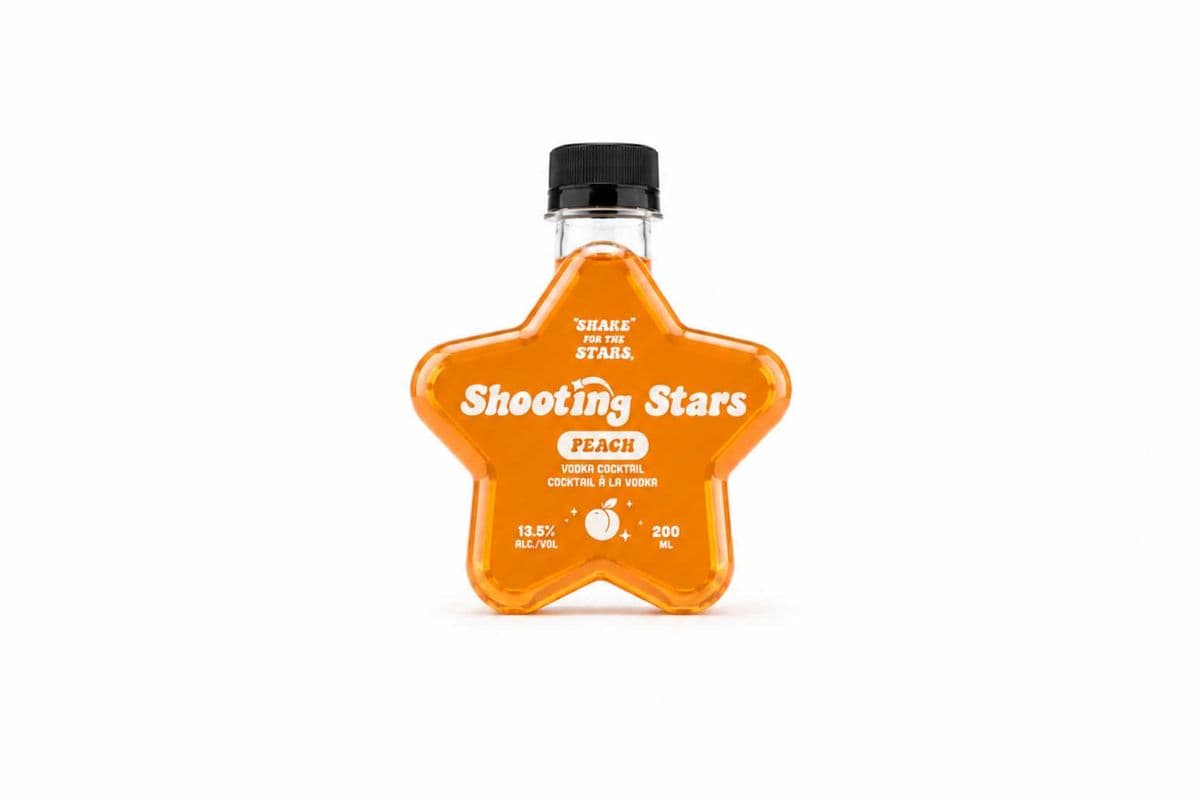 SHOOTING STARS PEACH VODKA COCKTAIL (1 x 200ml)