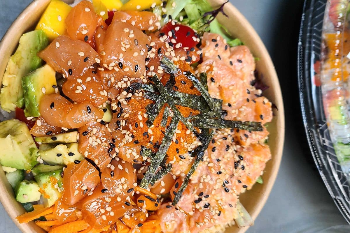 Poke bol saumon/salmon poke bowl