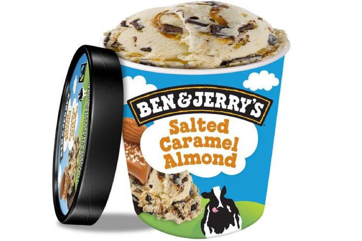 Ben & Jerry's Salted Caramel Almond Ice Cream (500 ml)