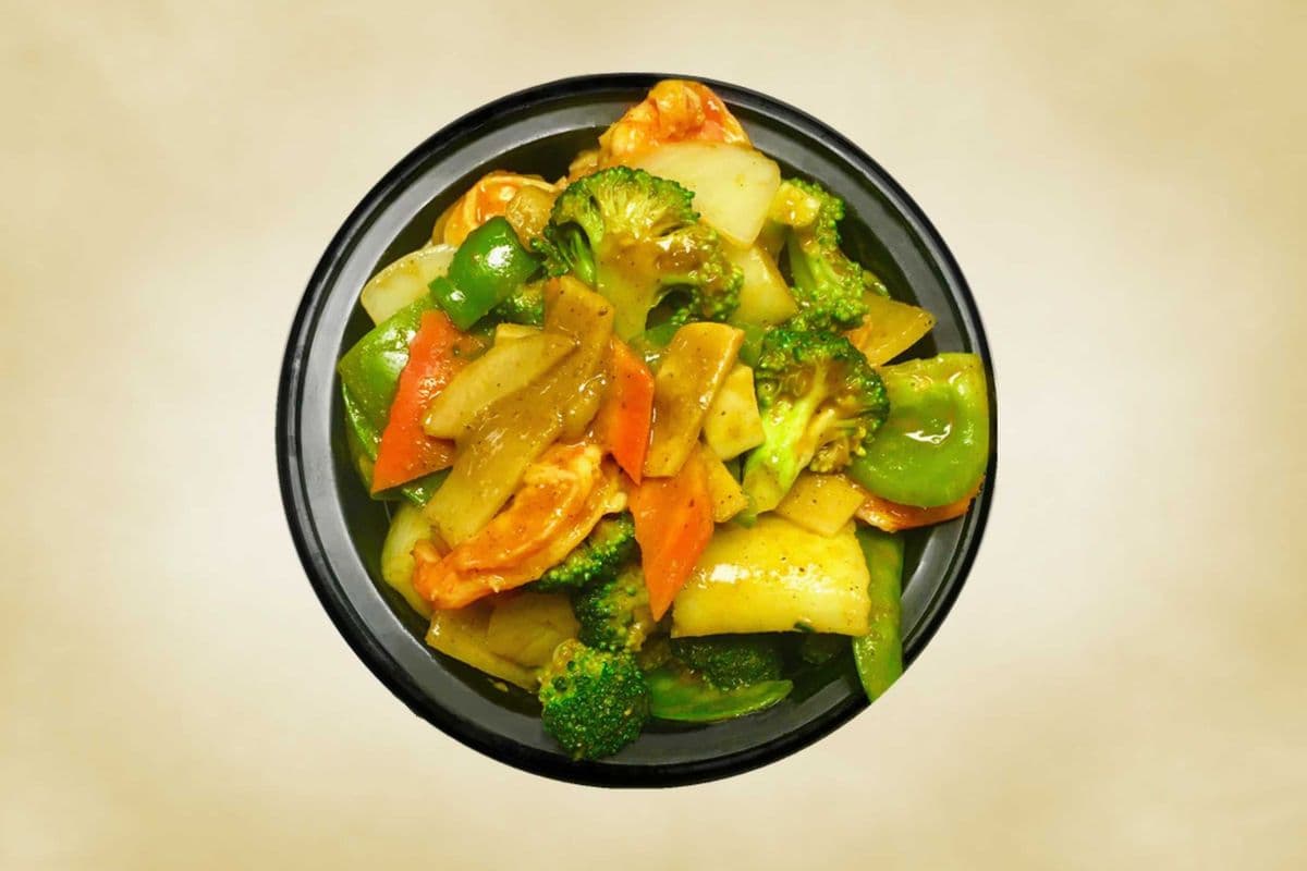 Golden Curry with Shrimp