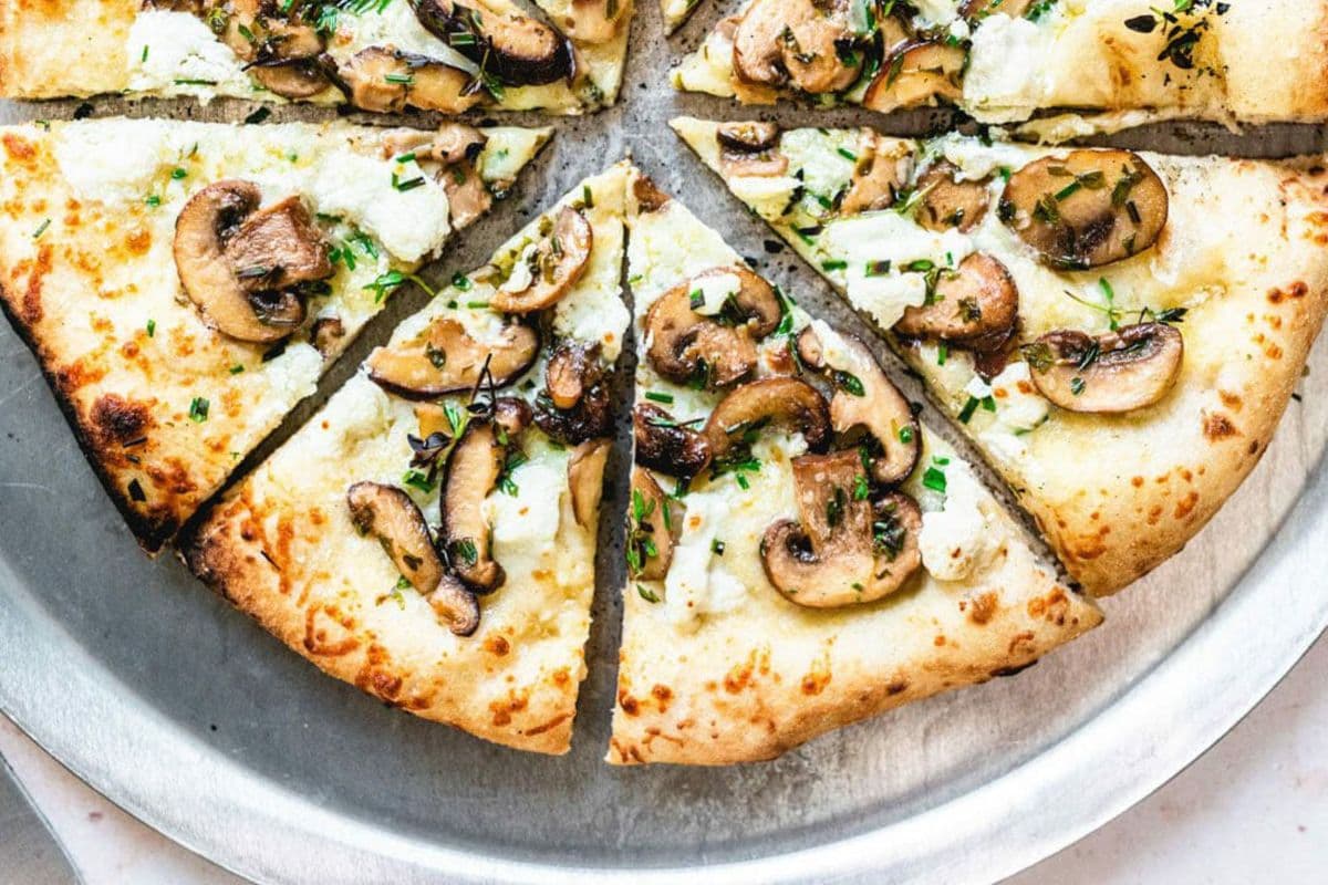 Roasted Mushroom and Goat Cheese