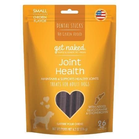 Get Naked Dental Chew Sticks Dog Joint Health Small 6.2 oz