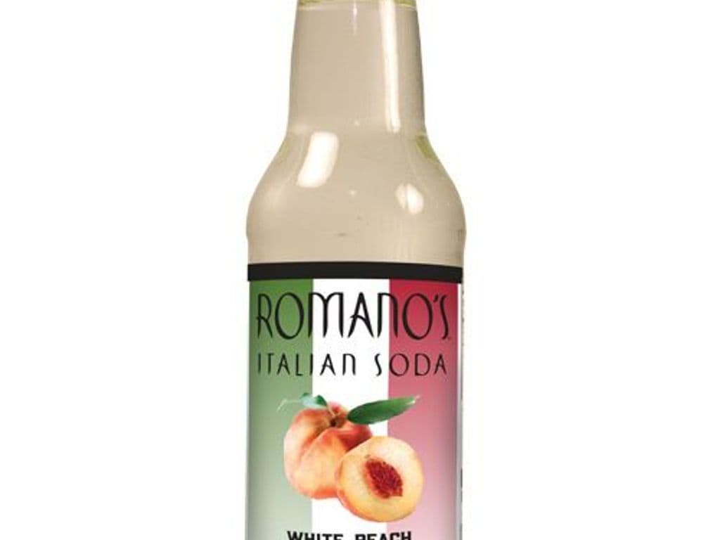 Romanos Italian Soda (355ml) - White Peach