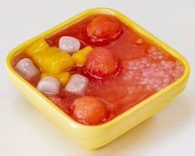 Sago and Taro ball in Watermelon Juice - 西瓜芋圆西米露