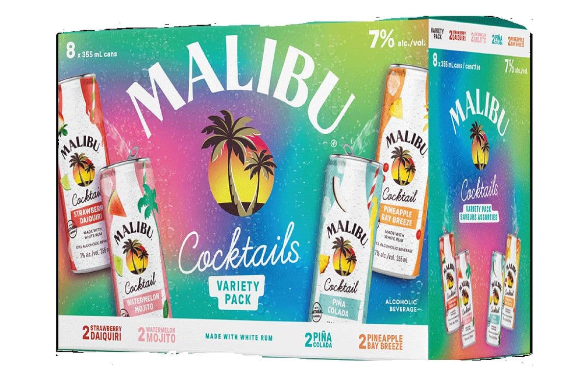Malibu Cocktail Mixed Pack (8 x 355 ml)