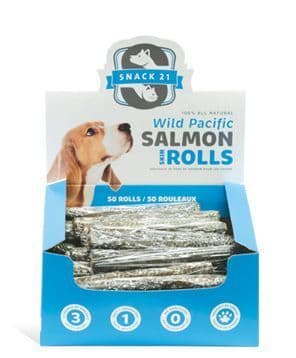 Snack 21 Salmon Skin Rolls