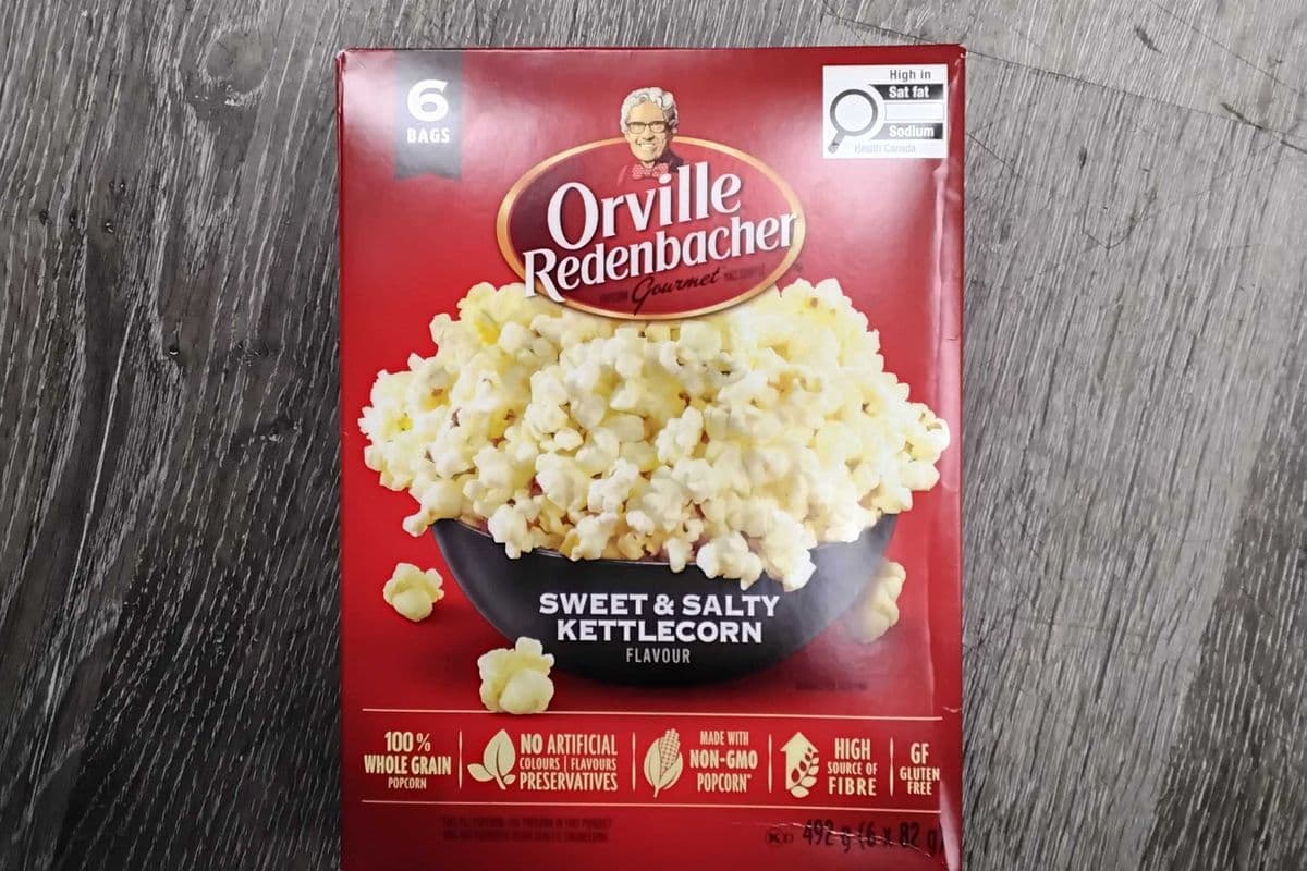 Orville redenbacher sweet & salty popcorn 6 bags (492g)