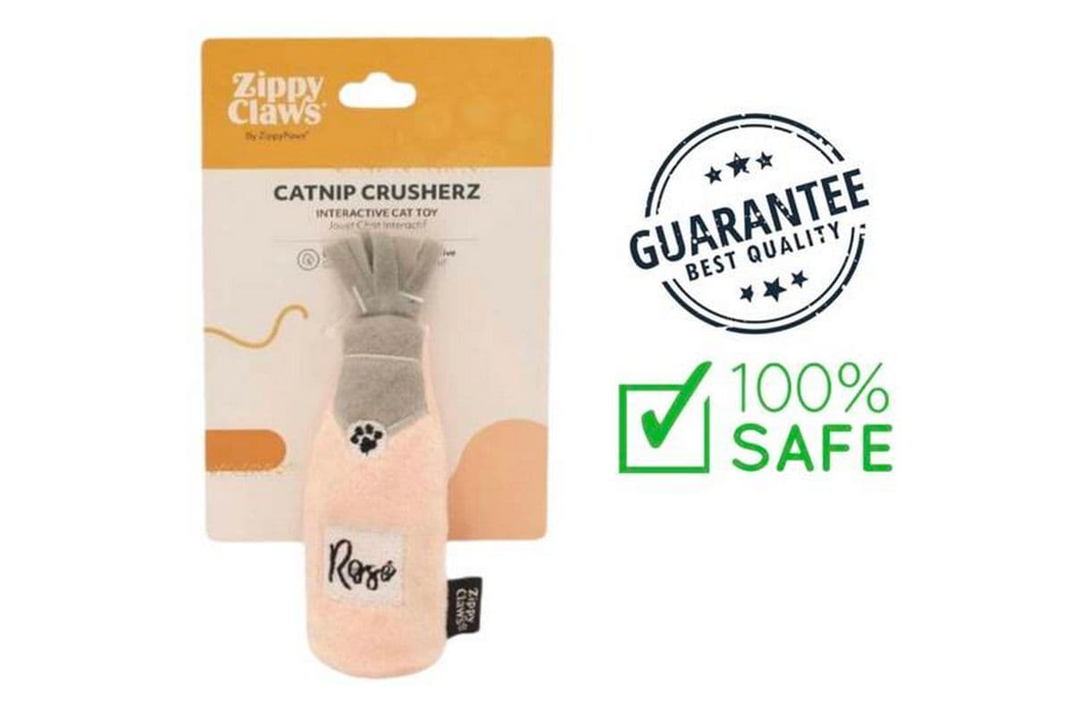 ZippyClaws - Catnip Crusherz R*sé Cat Toy