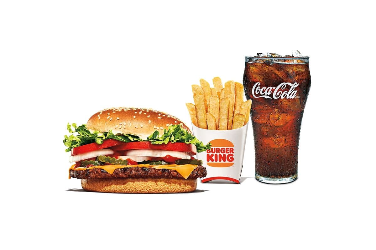 Impossible WHOPPER® Meal with Cheese (1110-1400 Cals)