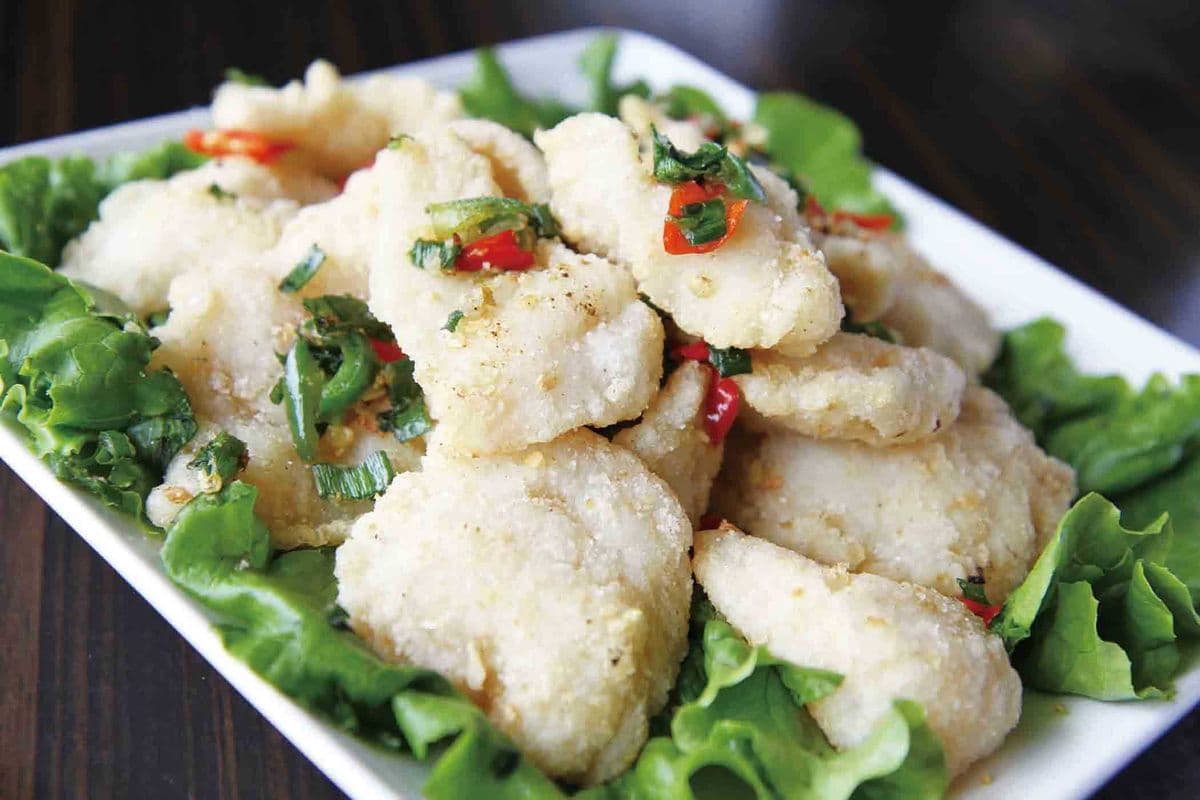 Deep Fried Basa Fillet with Salt & Hot Pepper 椒鹽魚片
