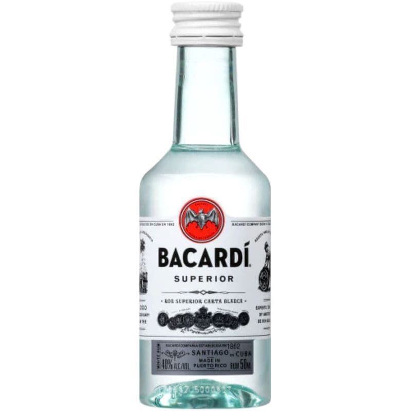 Bacardi White (50 ml Bottle) (1 x 50ML)