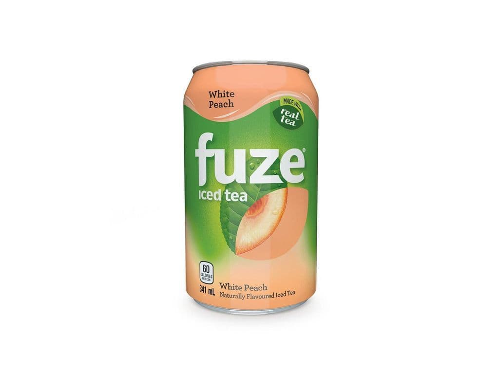 Fuze Iced Tea Peach Beverage 355ml Drink Can