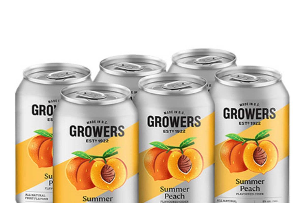 Grower's Orchard Peach Cider (6 Cans) (6 x 6*355ML )