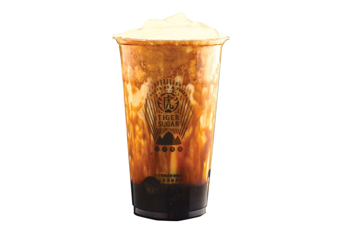 Black Sugar Boba & Pearl Milk w/ Cream Mousse / 虎虎生風厚鮮奶