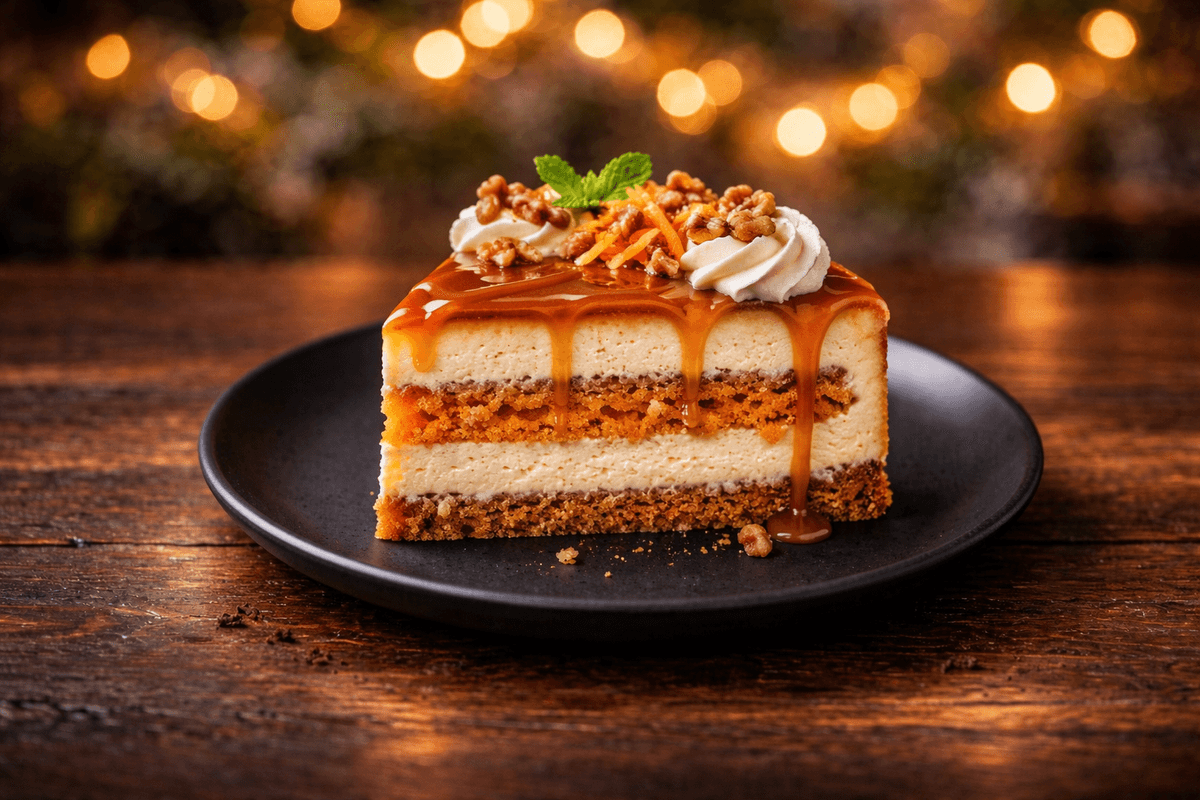 Carrot Caramel Cheesecake
