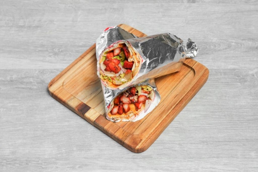 Tandoori Chicken Wrap and Pop