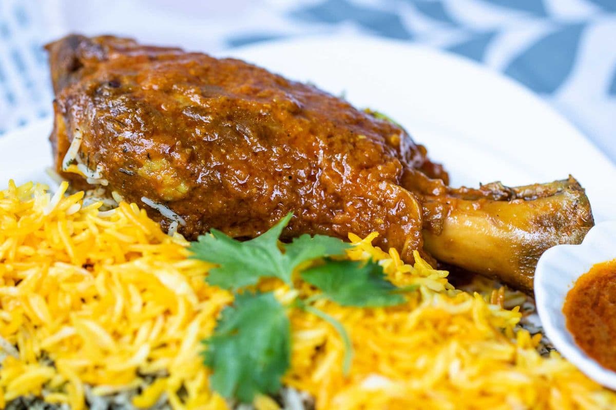 Baghali with Lamb Shank - Dill Rice with Fava Beans