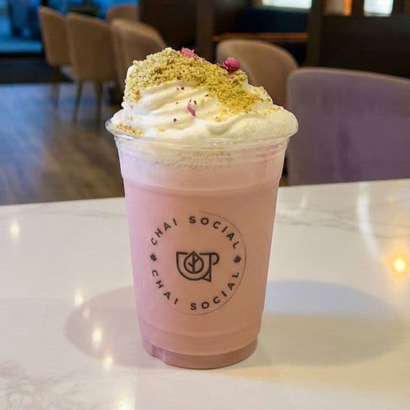 Kashmiri (Pink) Chai Frappe