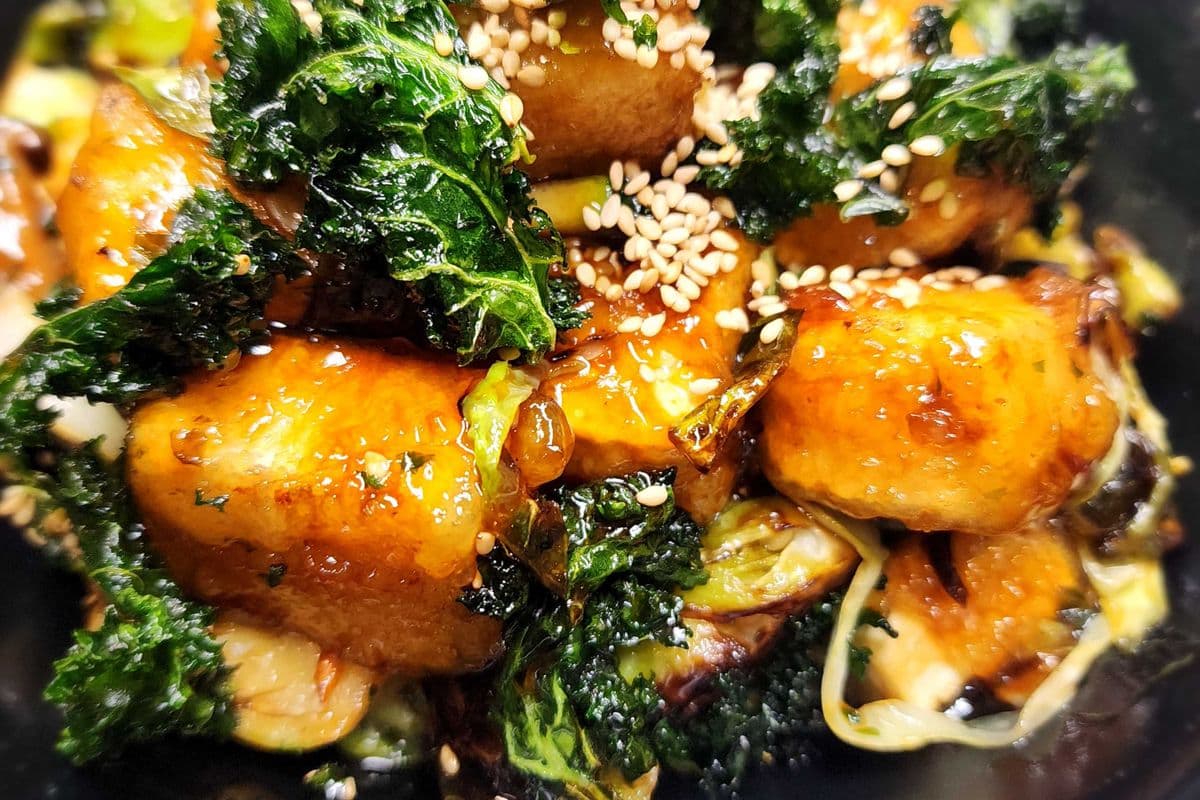 Tofu & Veggei on Rice