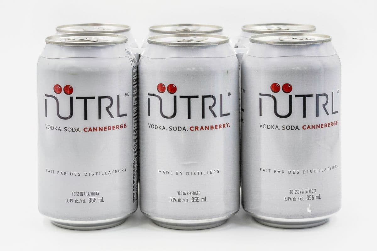 NUTRL VODKA SODA - CRANBERRY 6PK (1 x 6X355ML)