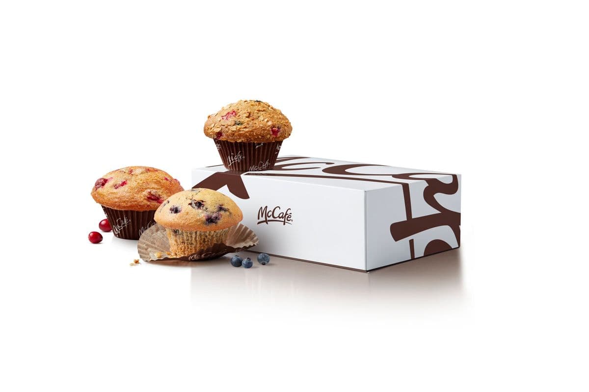 6 muffins cuits au four au choix [360-430 Cal]