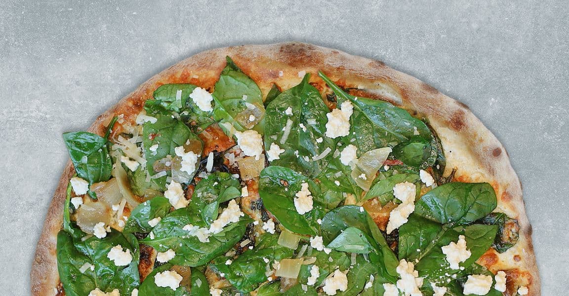 18" Extra-Large Spinaci con Alfredo Pizza