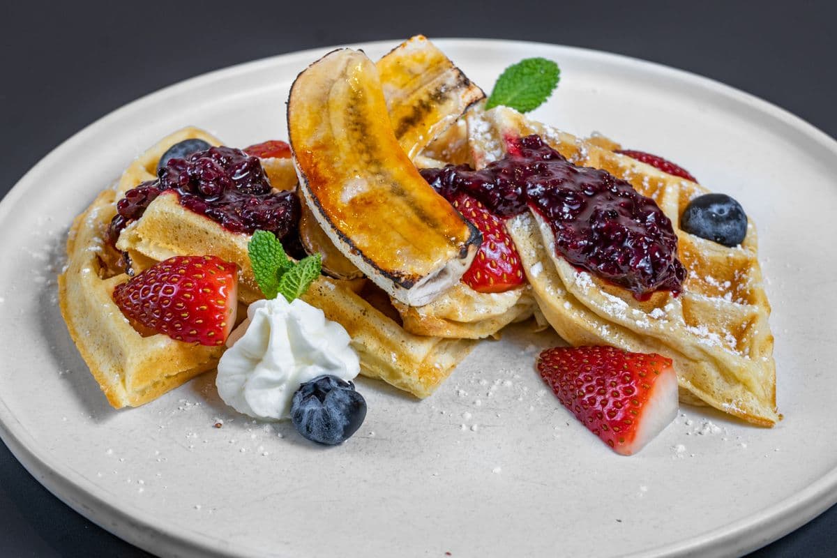 Mixed Berry Waffles