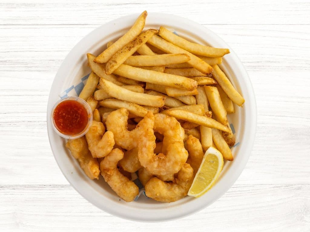 Shrimp (10-Pc) & Chips