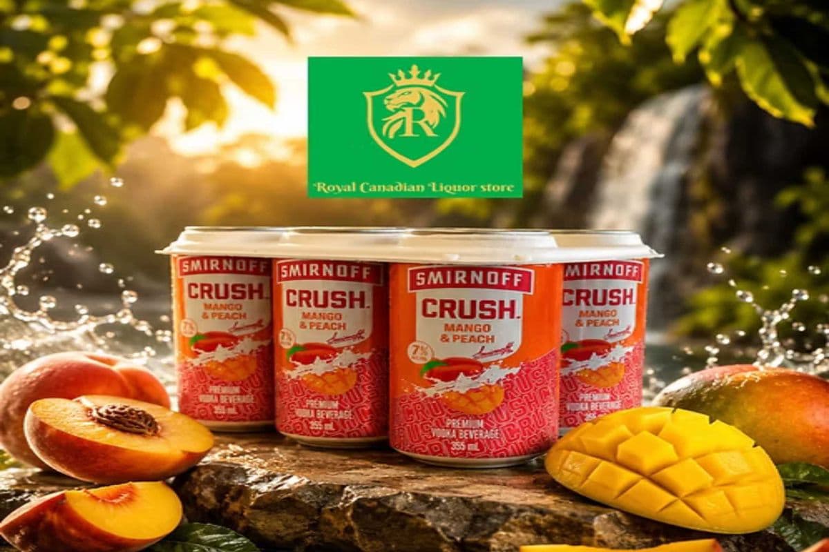 SMIRNOFF CRUSH MANGO PEACH (6 x 355ML)