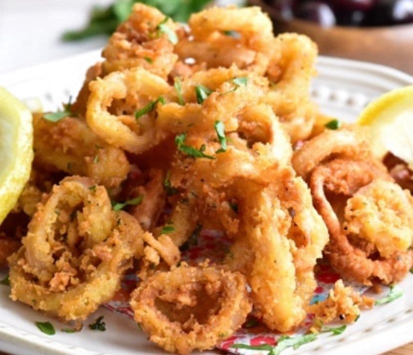 Calmar frit sel et poivre / Fried Squid Salt and Pepper