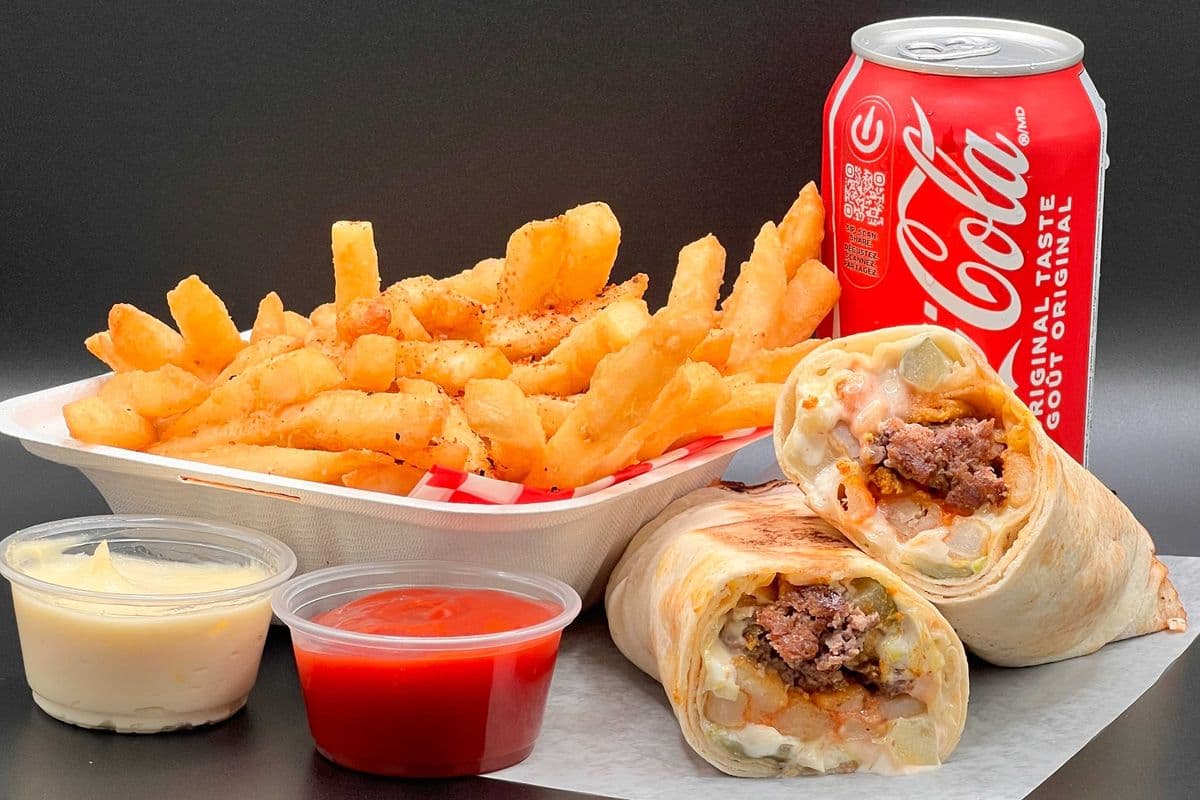 Mediterranean Beef Wrap Combo