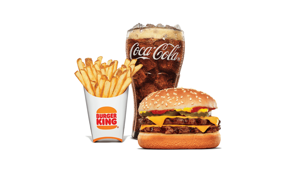 Double Cheeseburger Medium Combo