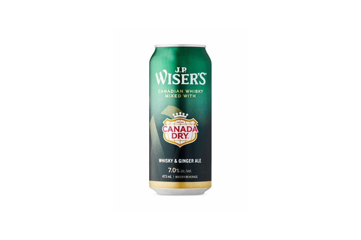 J.P Wisers Canada Dry Whiskey & Ginger Ale 473ml