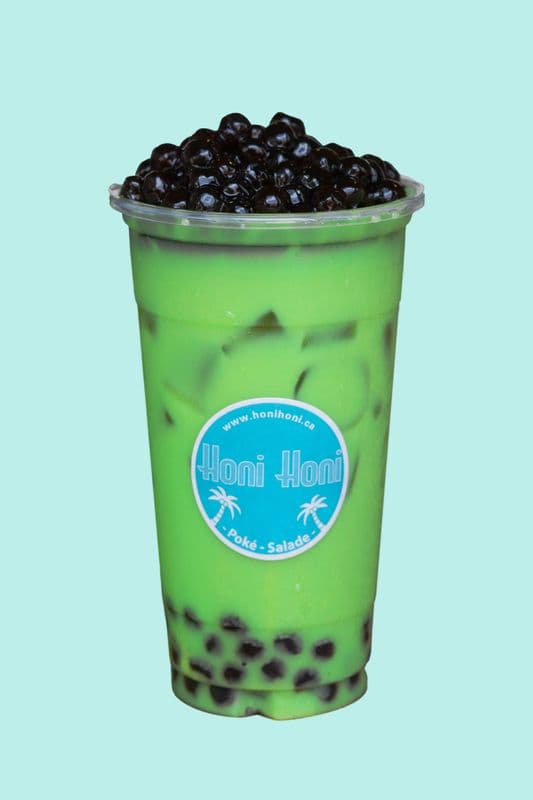 A2-Matcha Bubble Thé avec lait / Matcha Bubble Tea With Milk (650ml)