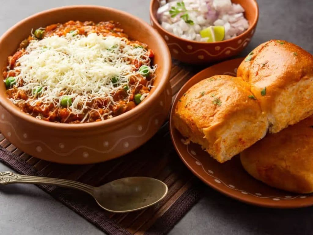 Cheese Pav Bhaji