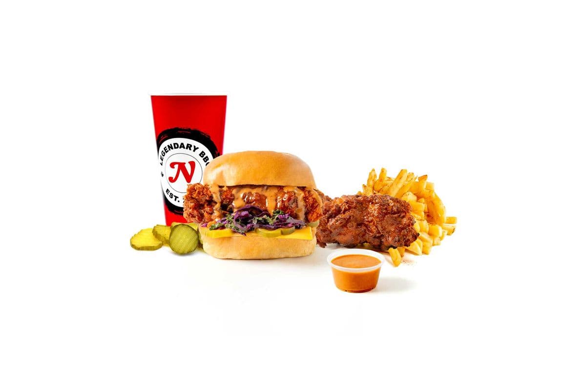 Combo #3 (1 Slider & 1 Tender w/Fries & Drink)