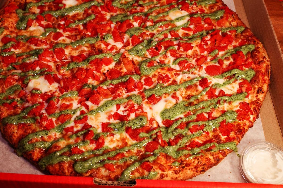 17" Pesto Margherita (Extra-Large)