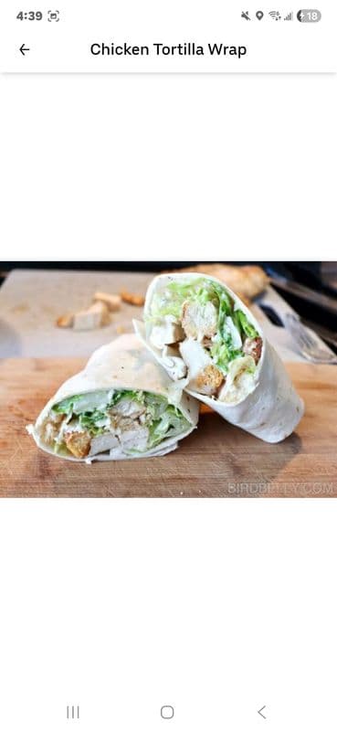 Chicken Tortilla Wrap