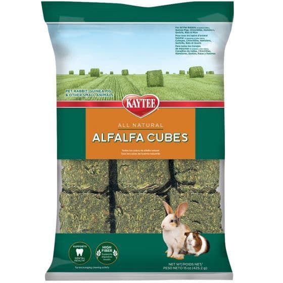 Kaytee Alfalfa Cubes Small Animal 15oz