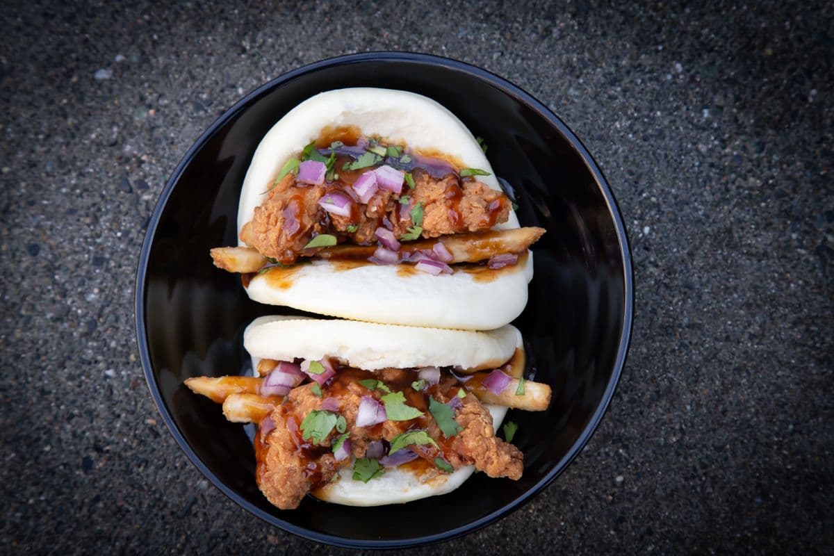 Sweet Ginger Chicken Bao