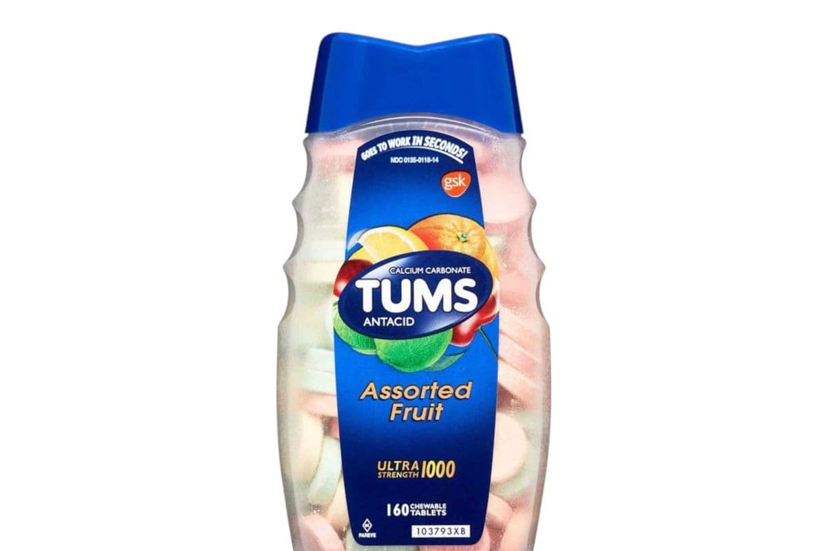 Tums Antacid Assorted Fruits (72 Tablets)