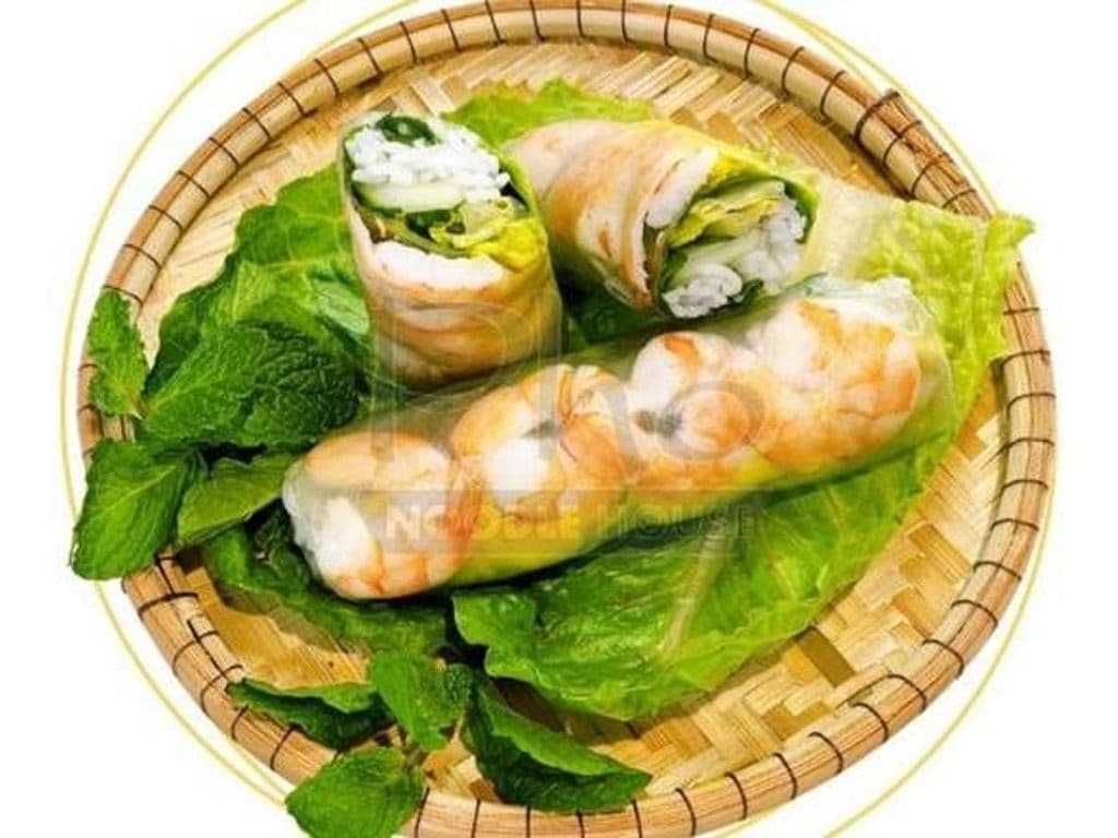 GOI CUON TOM BO - Prawn & Avocado Salad Rolls