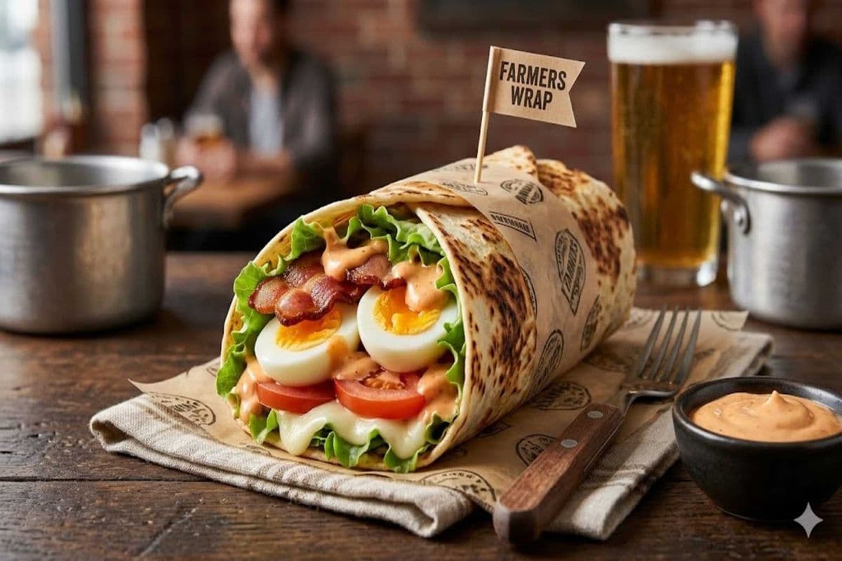 Egg & Bacon Farmers Wrap