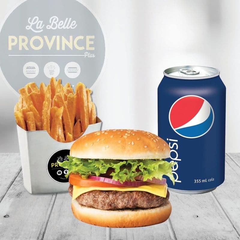 Trio Cheeseburger