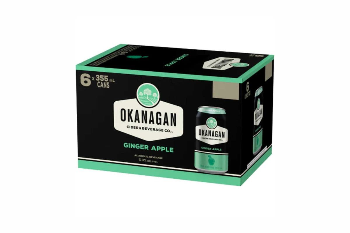 Okanagan Apple Cider Ginger Apple (6-Pack) (1 x 355ml)