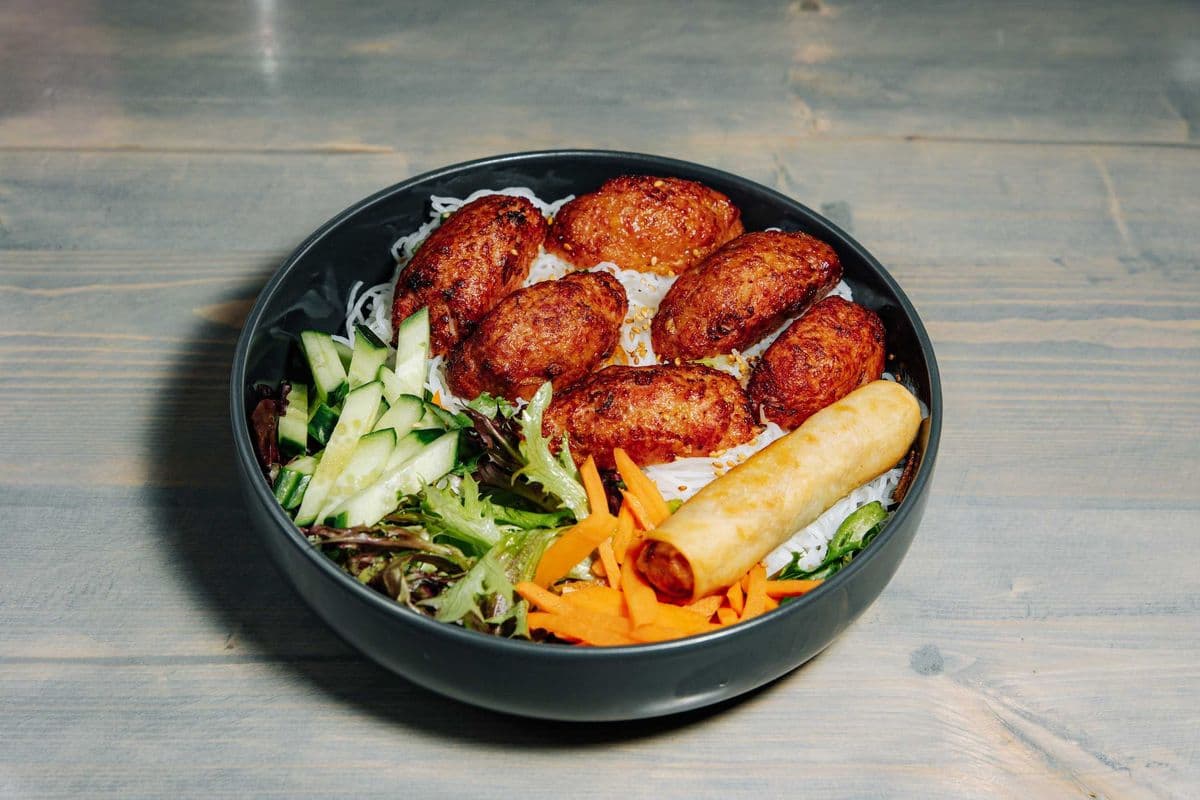 Pork Skewer Noodle Bowl