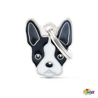 MyFamily Boston Terrier Engraved Tag